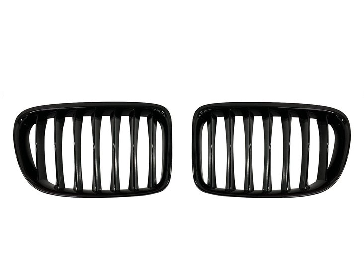 Glanzend zwarte grillen passend voor BMW X1 E84