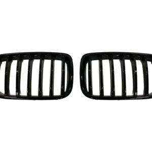 Glanzend zwarte grillen passend voor BMW X3 F25 model 2010 - 2014