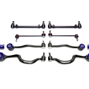 Draagarmen set voorzijde met PU bussen passend voor BMW 5 serie E34 sedan en touring