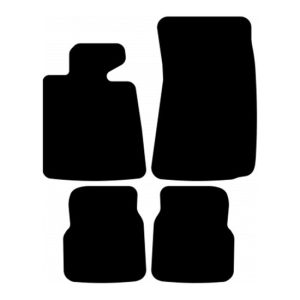 Velours matten passend voor BMW 3 serie E30