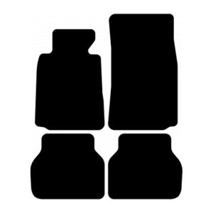 Velours matten passend voor BMW 5 serie E39 sedan en touring