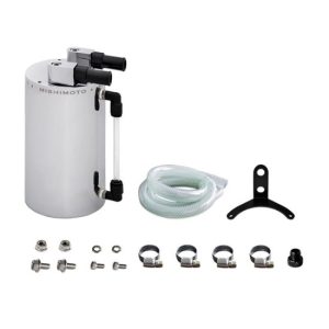 Mishimoto universele aluminium olie catch can groot zilver