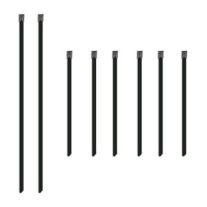 Mishimoto set van zes 6 "en twee 14" RVS sluitbanden