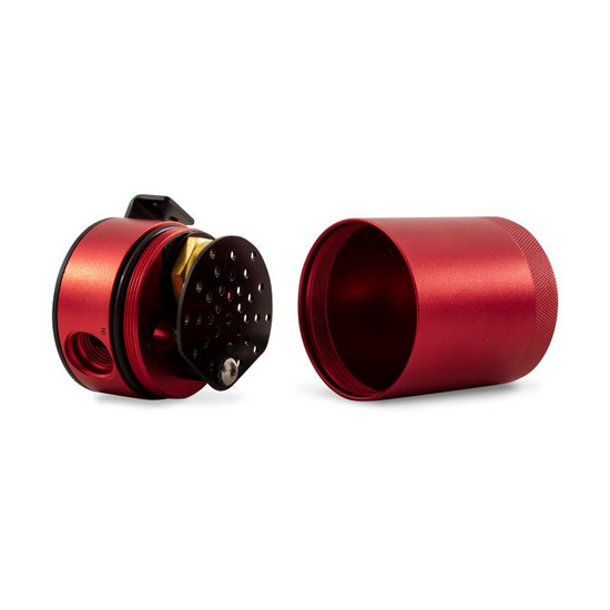 Mishimoto compact baffled oil catch can 3 port Rood - Image 3