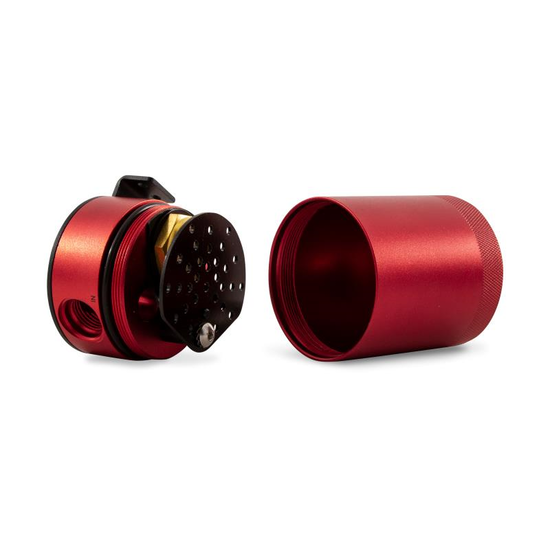 Mishimoto compact baffled oil catch can 2 port rood - Image 3