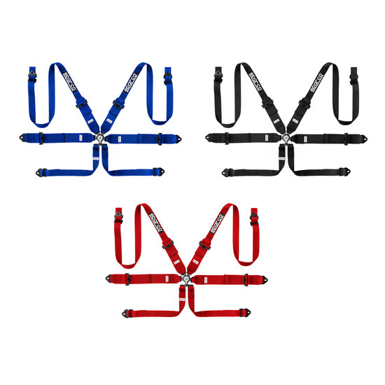 Sparco saloon 6 punts gordel