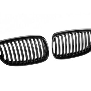 Glanzend zwarte grillen passend voor BMW 3 serie E92 LCI en E93 LCI model 2010 - 2013