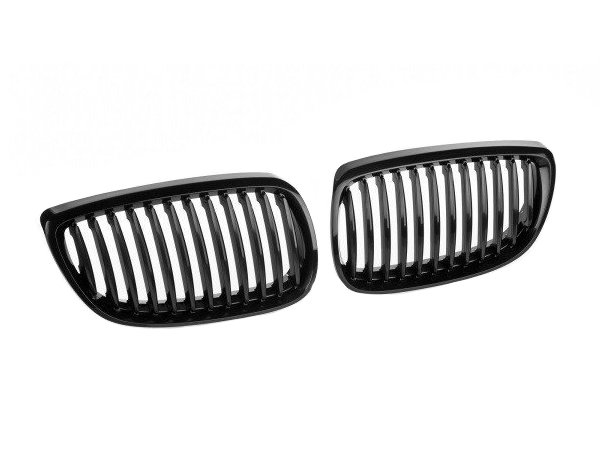 Glanzend zwarte grillen passend voor BMW 3 serie E92 LCI en E93 LCI model 2010 - 2013
