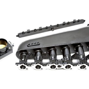 TA Technix inlaatspruitstuk zwart passend voor BMW 3 serie E30 en BMW 5 serie E34 M20 motor