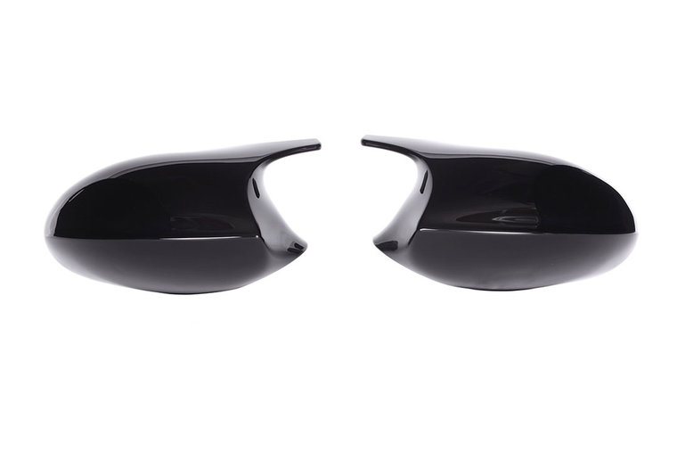 EVO look spiegelkappen glanzend zwart BMW 3 serie E92 en E93