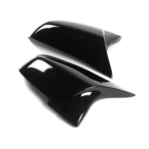 EVO look spiegelkappen glanzend zwart passend voor BMW 5 serie F10 LCI en BMW 6 serie F06 F12 F13 en BMW 7 serie F01