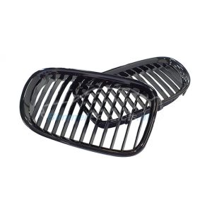 Hoogglans zwarte grillen passend voor BMW 7 serie F01 en F02.
