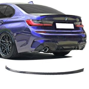Carbon look lip achterklep passend voor BMW 3 serie G20 sedan