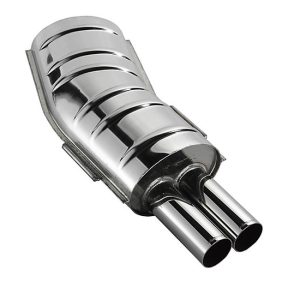 Eisenmann einddemper 2x70mm passend voor BMW 3 serie E36 sedan coupe cabrio touring 325i 328i