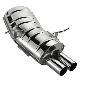 Eisenmann einddemper 2x70mm BMW 3 serie E46 320i 325i 330i