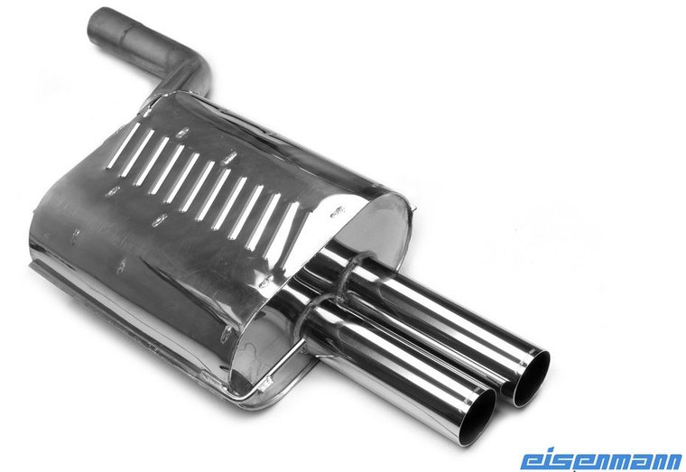 Eisenmann einddemper 2x76mm BMW 5 serie E60 E61 520i - 530i