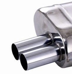 Eisenmann einddemper 2x83mm BMW 5 serie E60 E61 520i - 530i