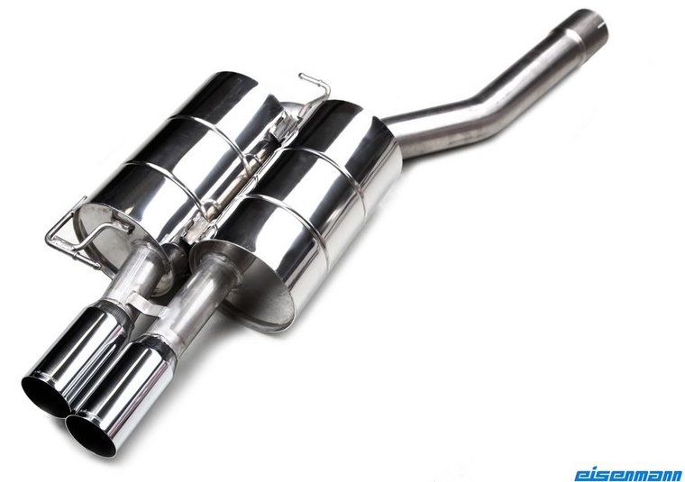 Eisenmann einddemper 2x83mm BMW 5 serie E60 E61 550i