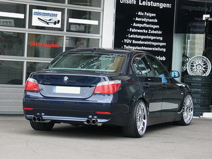 Eisenmann einddemper 2x76mm BMW 5 serie E60 520d 525d 530d