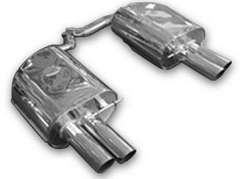 Eisenmann einddemper 2x76mm BMW 6 serie E63 E64 650i