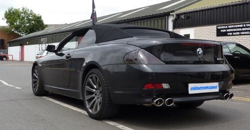 Eisenmann einddemper 4x83mm BMW 6 serie E63 E64 650i