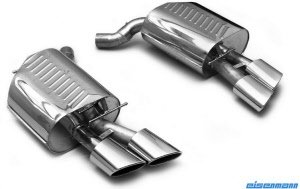 Eisenmann einddemper ovaal 2x 120x77mm BMW 6 serie E63 E64 M6