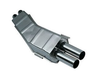 Eisenmann einddemper 2x70mm BMW 7 serie E32 740i V8