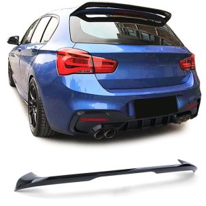 Dakspoiler glanzend zwart passend voor BMW 1 serie F20 en F21