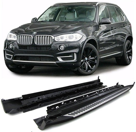 Aluminium treeplanken passend voor BMW X5 F15 model 2013 - 2018