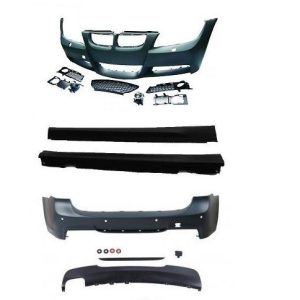 Sport look pakket passend voor BMW 3 serie E91 touring model 2006 - 2008 met parkeersensoren achterzijde