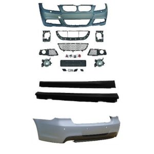 Sportlook pakket passend voor BMW 3 serie E90 LCI sedan model 2008 - 2011 met parkeersensoren rondom