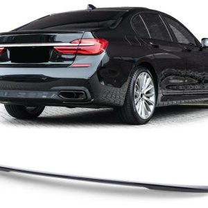 Achterspoiler glanzend zwart  passend voor BMW 7 serie G11 en G12 model 2015 - 2018