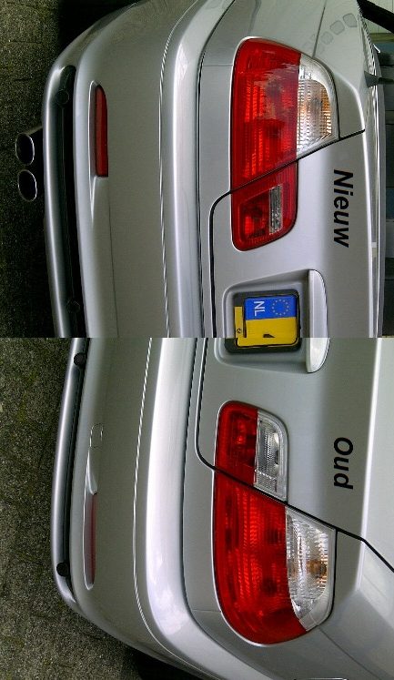 Achterlichten passend BMW 3 serie E46 coupe en cabrio binnenste gedeelte facelift - Image 2