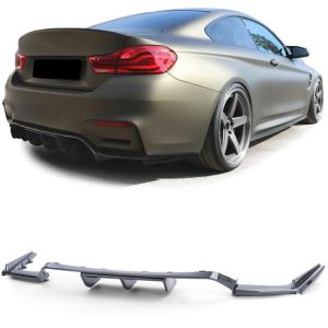Carbon look diffuser passend voor BMW F80 F82 F83 M3 M4