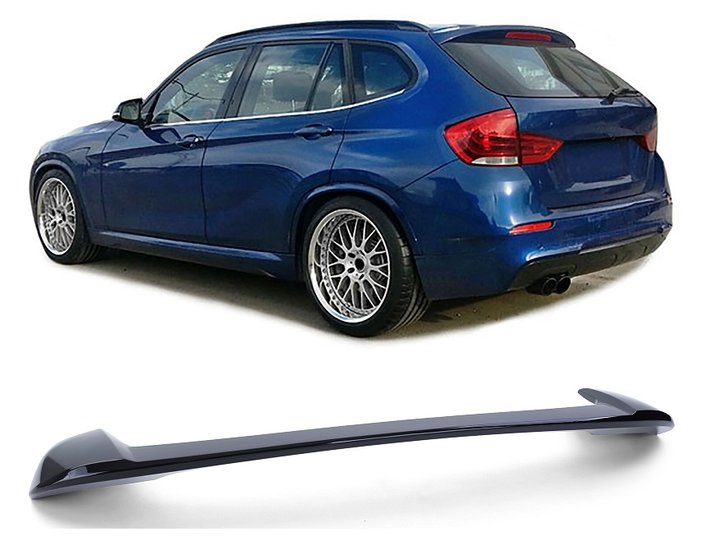 Dakspoiler glanzend zwart passend voor BMW X1 E84