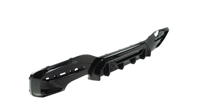 Competiton II diffuser glanzend zwart dubbel links passend voor BMW 1 Serie F20 LCI en F21 LCI - Image 3