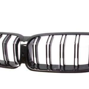 Grillen dubbelspijls glanzend zwart passend voor BMW 8 serie G14,  G15 en G16