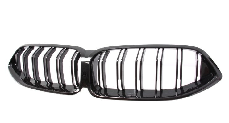Grillen dubbelspijls glanzend zwart passend voor BMW 8 serie G14,  G15 en G16