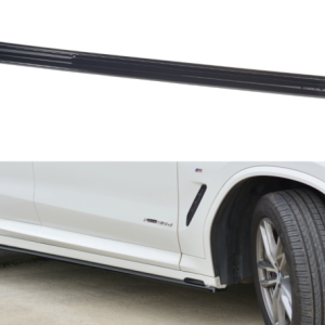 Sideskirt aanzets glanzend zwart versie 2 passend voor BMW X3 G01 met M pakket