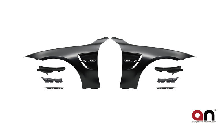 AN Premium EVO look zijschermen BMW 4 serie F32 F33 en F36