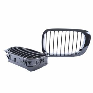 Grillen glanzend zwart passend voor BMW 3 serie E46 coupe en cabrio model 1999 - 2003 en M3 E46
