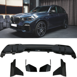 Aero kit glanzend zwart passend voor BMW X5 G05 model 2019 - 2023