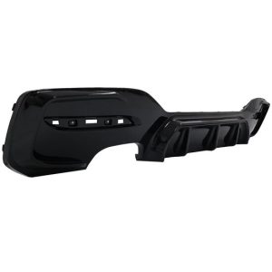 Performance look diffuser glanzend zwart uitlaat links passend voor BMW 1 serie F20 LCI en F21 LCI