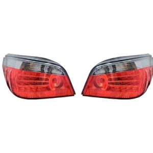 Achterlichten LED rood / smoke passend voor BMW 5 serie E60 sedan 2003 - 2007
