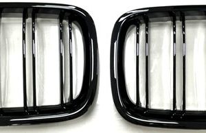 Dubbelspijls grillen hoogglans zwart met night vision BMW 5 serie F10 F11
