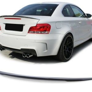Achterspoiler passend voor BMW 1 serie E82 en E88 glanzend zwart
