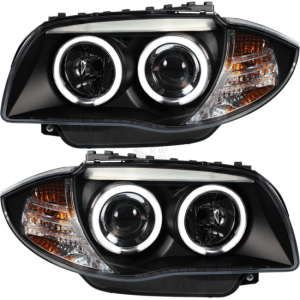 Angel eyes koplampen CCFL passend voor BMW 1 serie E81 E82 E87 E87 LCI E88