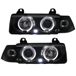 Angel eyes koplampen passend voor BMW 3 serie E36 coupe en cabrio