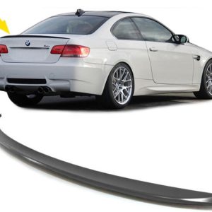 Spoiler lip glanzend zwart passend voor BMW 3 serie E92 coupe