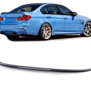 EVO look achterspoiler glanzend zwart passend voor BMW 3 serie F30 sedan